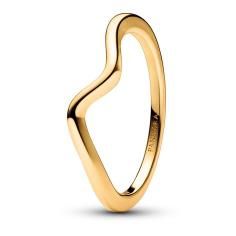 Wave 14k gold-plated ring 163095C00-52