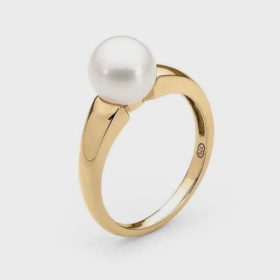 Ada Ring - 9ct Yellow Gold Size O1/2