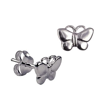 SS BUTTERFLY STUDS SE3402