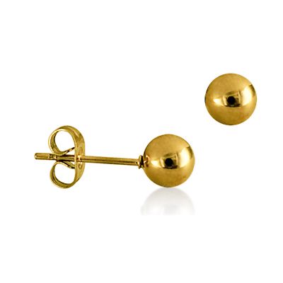 ST/STEEL GOLD I P  6MM SOLID BALL STS6Y