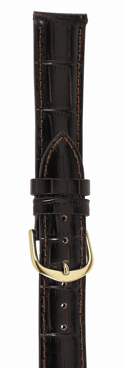 STRAP ANTIQUE CROC GRAIN AC-18-BR