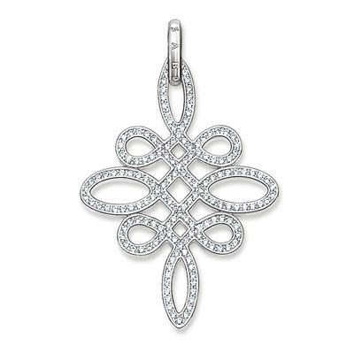 STG.SIL LOVE KNOT CZ PNDT MED TPE625CZ