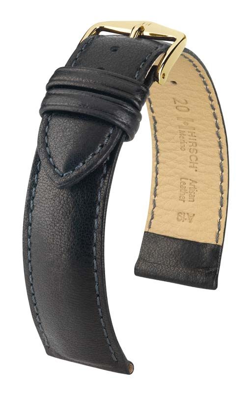 MERINO M BLACK G/BUCKLE 14mm 01206150-1-14