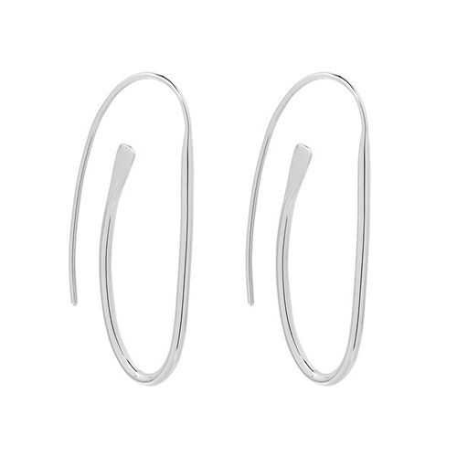 NAJO &#39;Paperclip&#39; Sterling Silver Earrings E5711