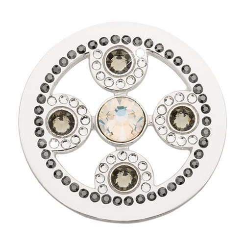 6A ROMANTIC BEAUTY SILV PLT 33mm COIN C1632SM