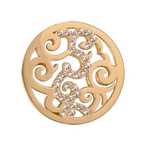 3A BAROQUE G/P 23mm COIN C1018GS