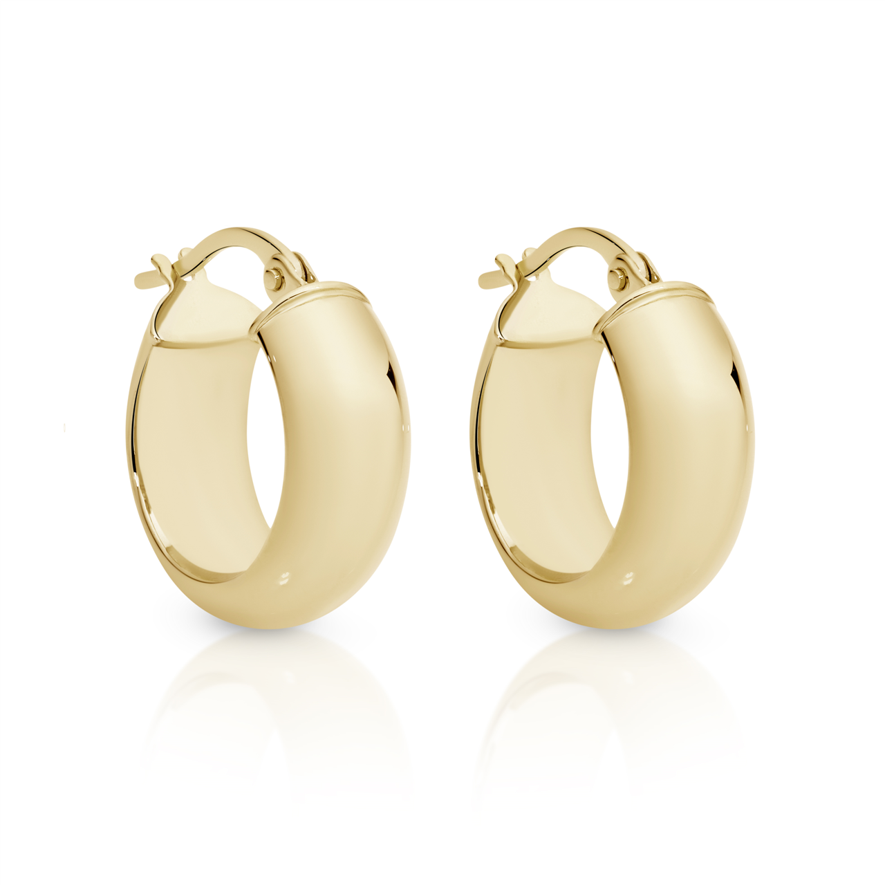 9Y 10mm half round dome hoop 6mm thick AU00049