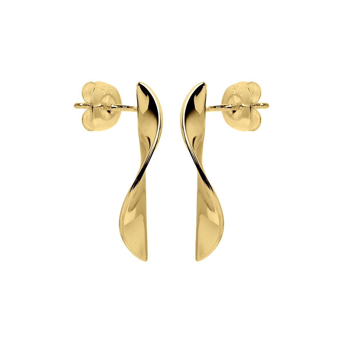 NAJO Ocean Trail Yellow Gold Earrings