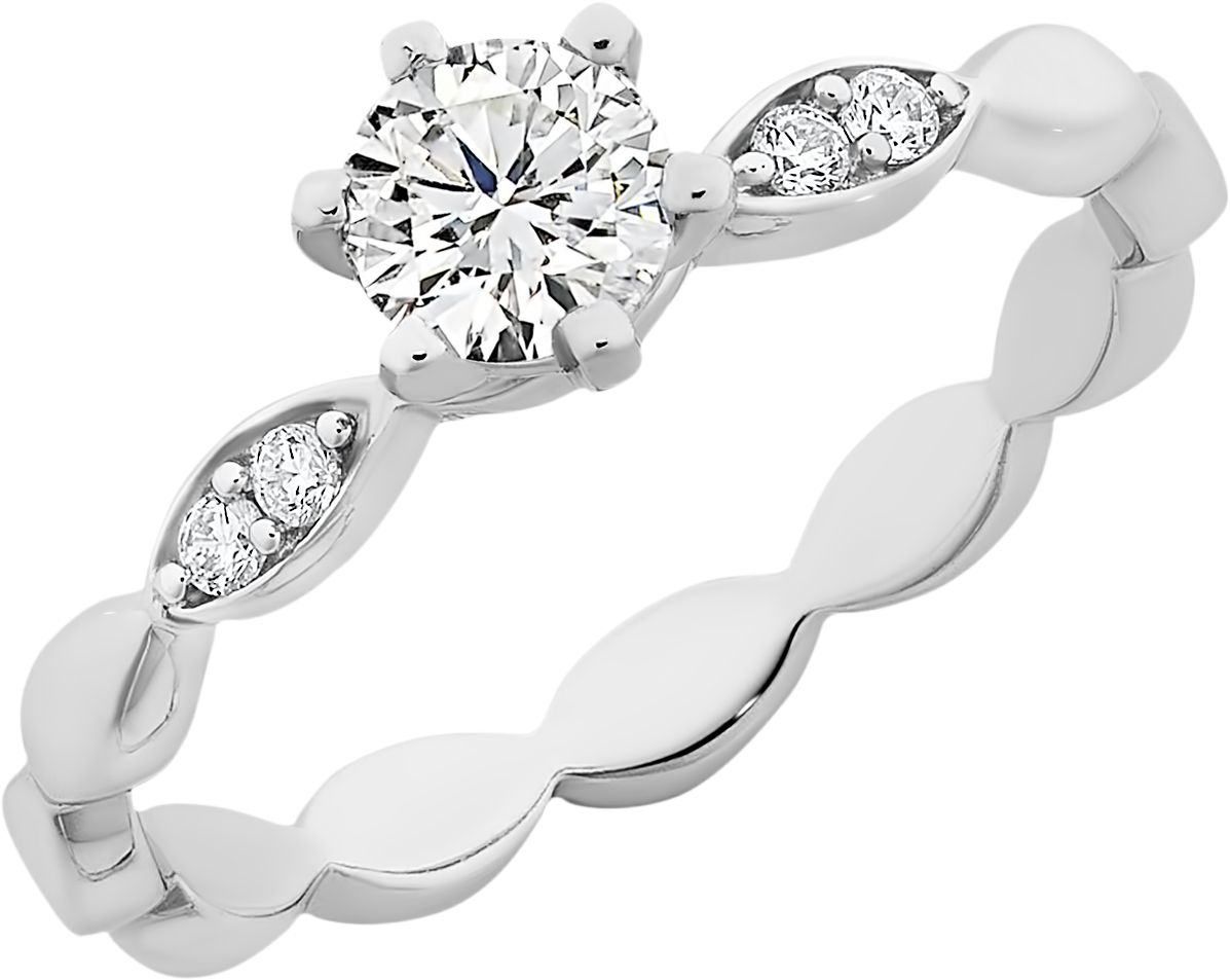 Sterling Silver Cubic Zirconia Ring M2862