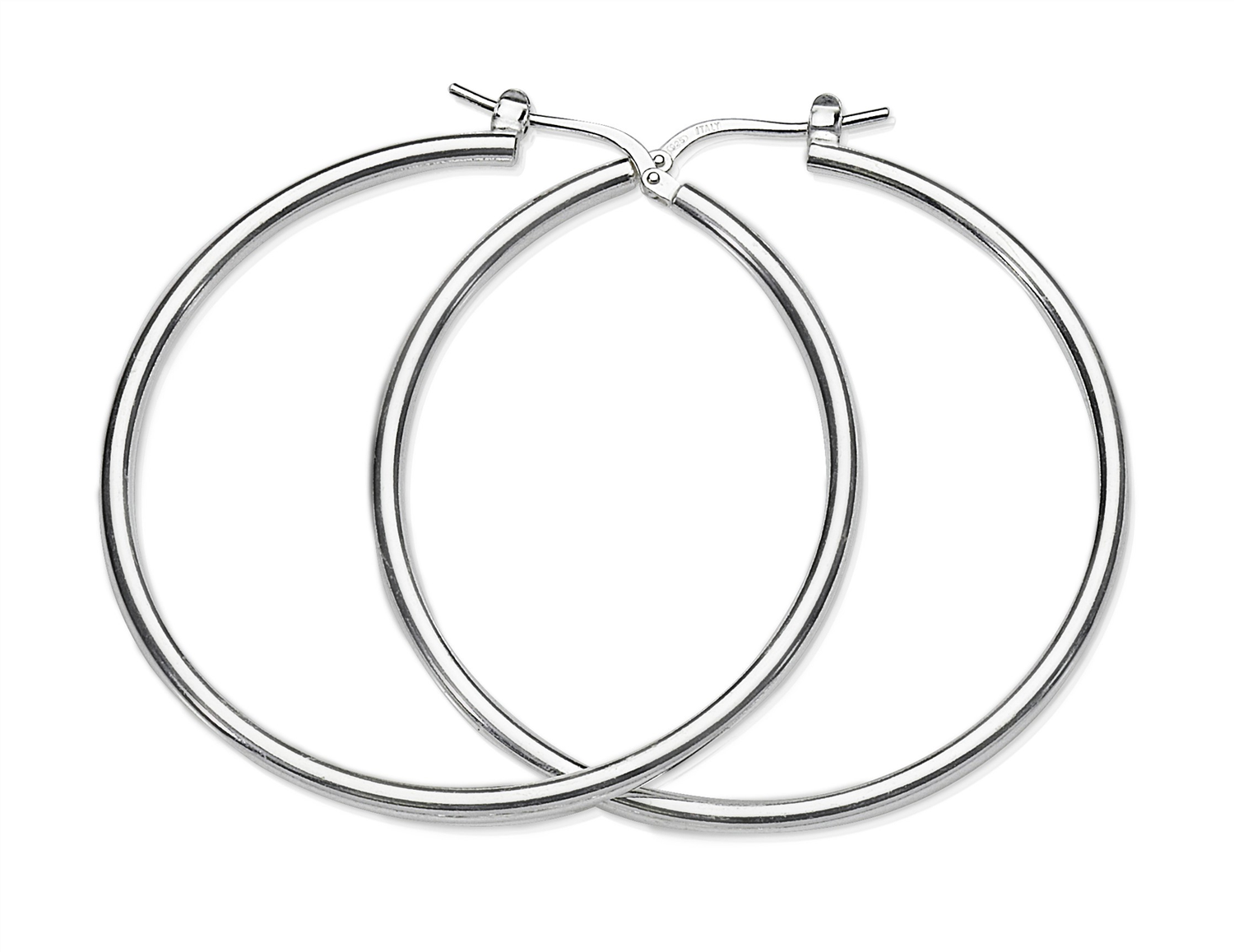 MP0128 SS 40mm 2mm round tube polished hoops AG00148