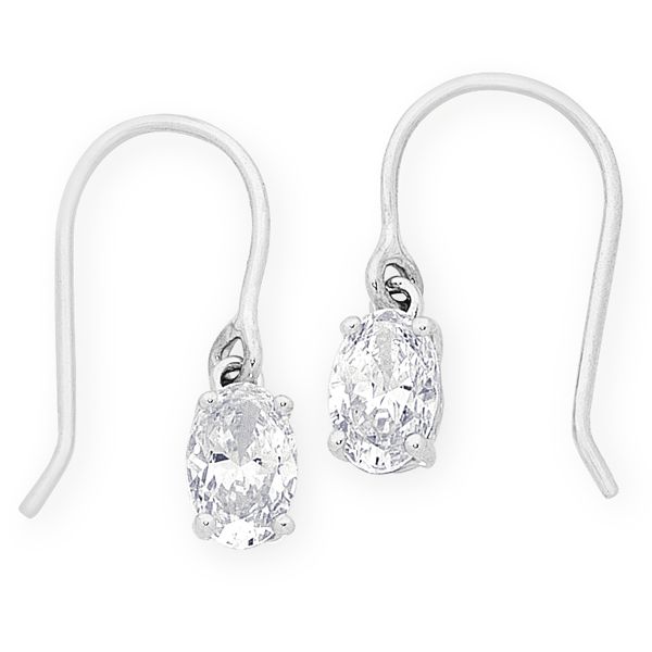 Sterling Silver Cubic Zirconia Earrings M2145