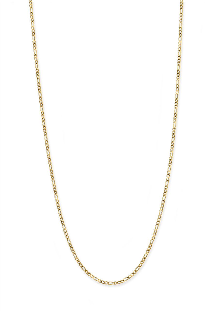 9ct Gold Silver Filled 40cm Chain With Extension M2770
