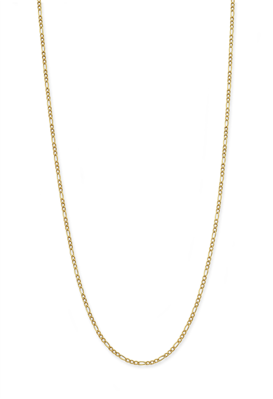 9ct Gold Silver Filled 40cm Chain With Extension M2770
