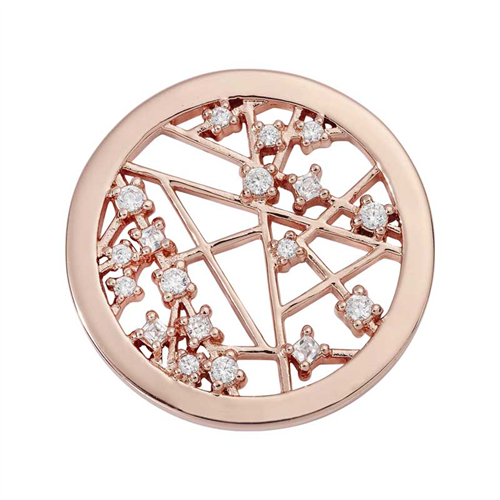 7A MIXED ROSÉ G/P 23mm COIN C1661RGS