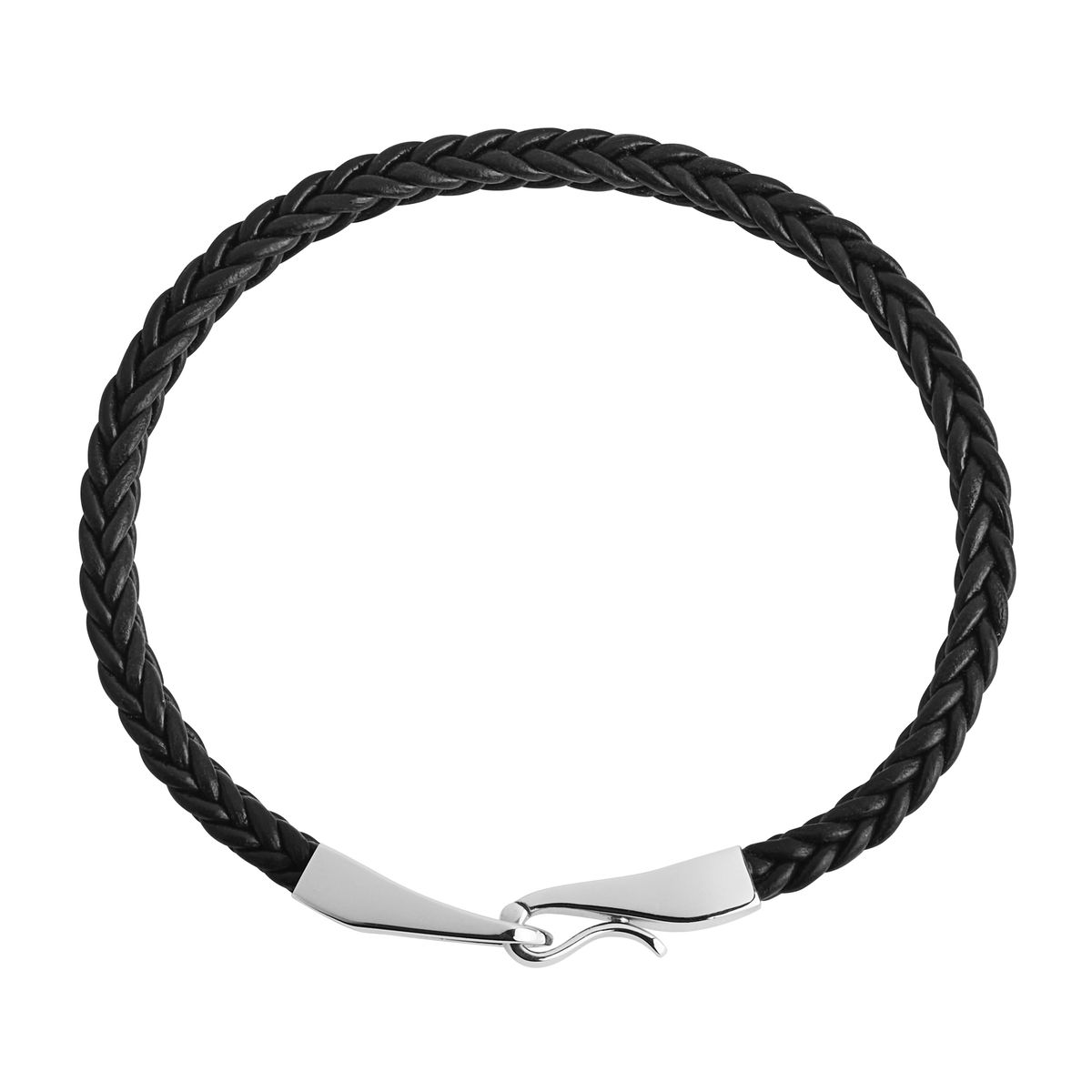 NAJO Helix Mens Black Bracelet (21cm)