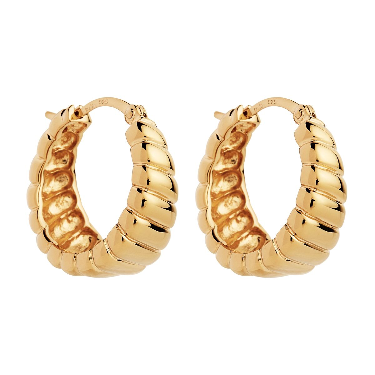 NAJO Thalassa Yellow Hoop Earrings E6968