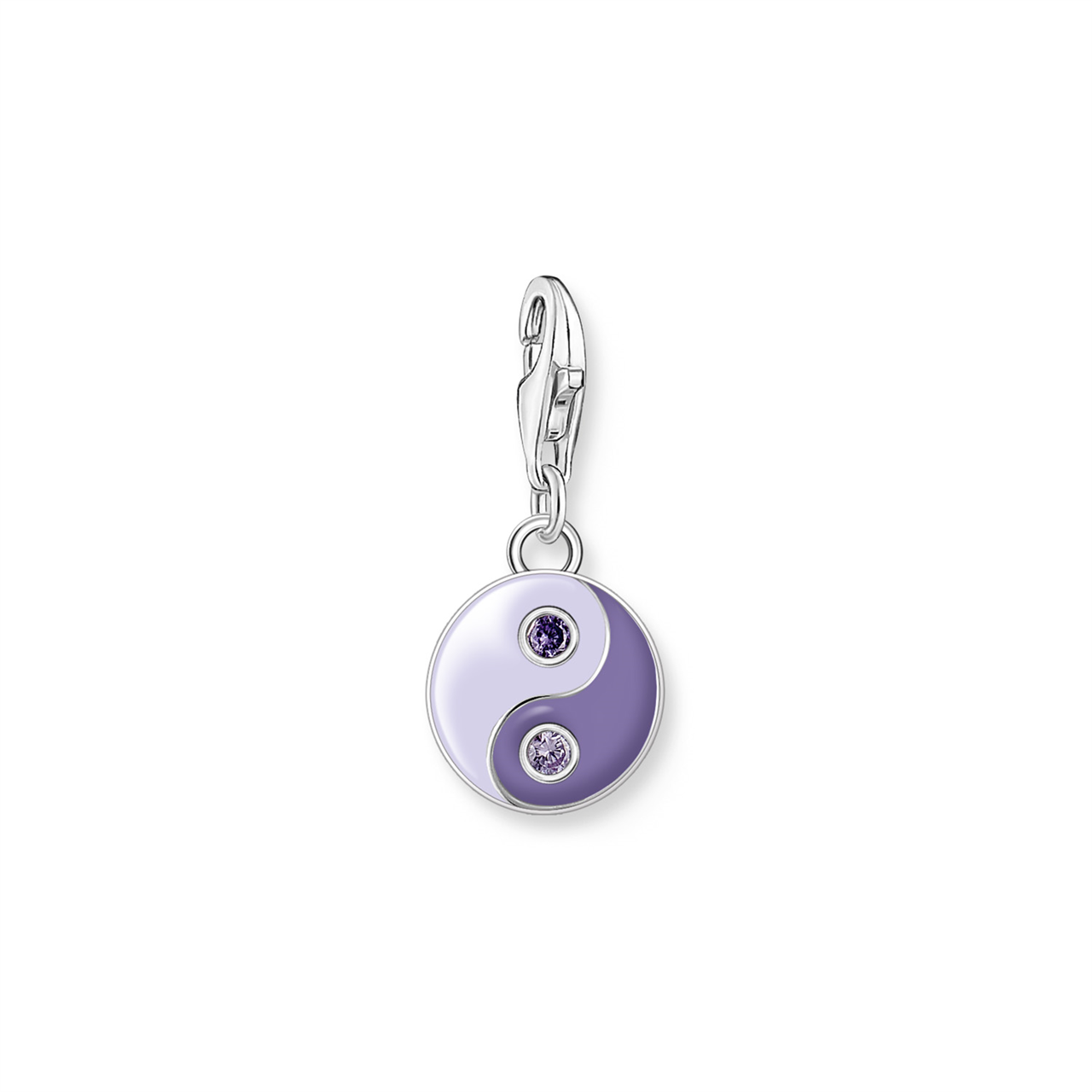 C/CLUB 3D YING YANG VIOLET CZ CC1918
