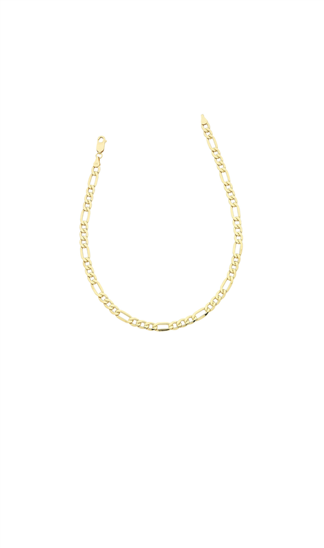 9ct Gold Silver Filled 50cm Chain M2723