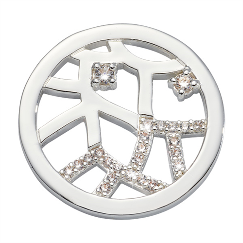 8 BACK TO MY ROOTS SILV PLT 23mm COIN C1677SS