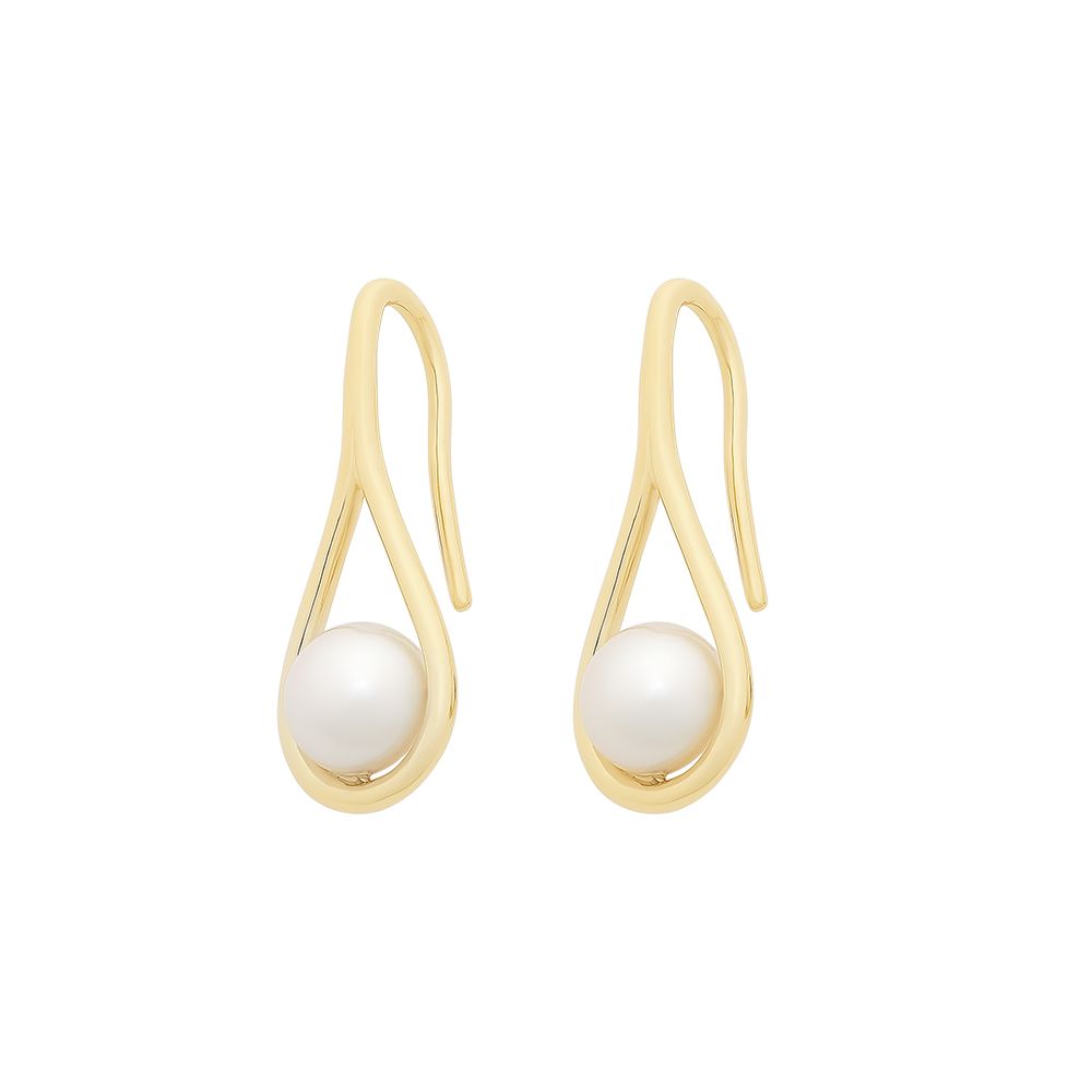9ct Gold Freshwater Pearl Earrings M3143