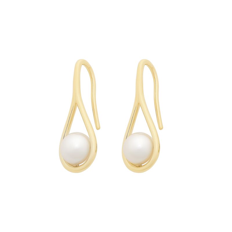 9ct Gold Freshwater Pearl Earrings M3143