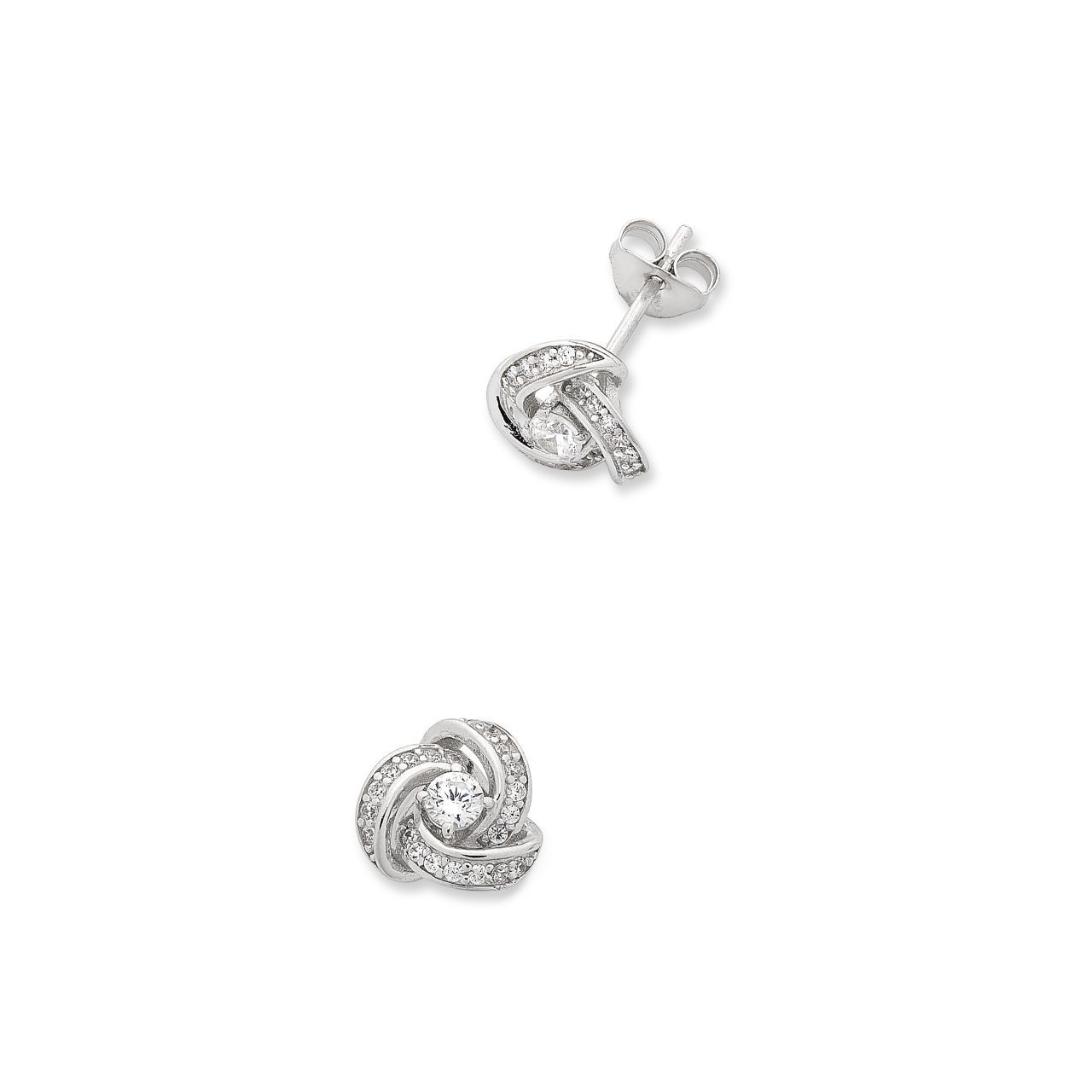Sterling Silver Cubic Zirconia Earrings M2839
