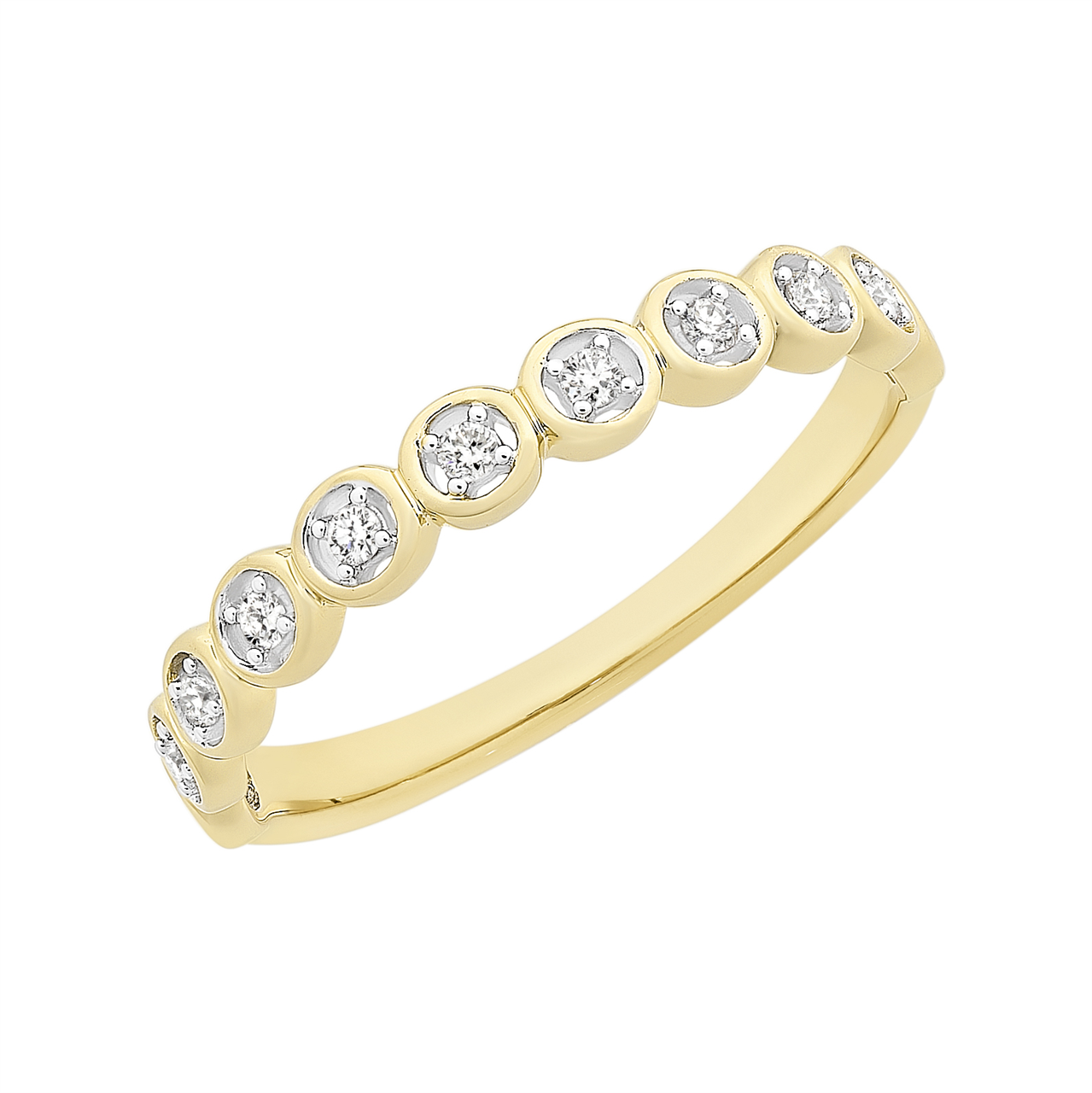 9ct Gold Diamond Ring M3056