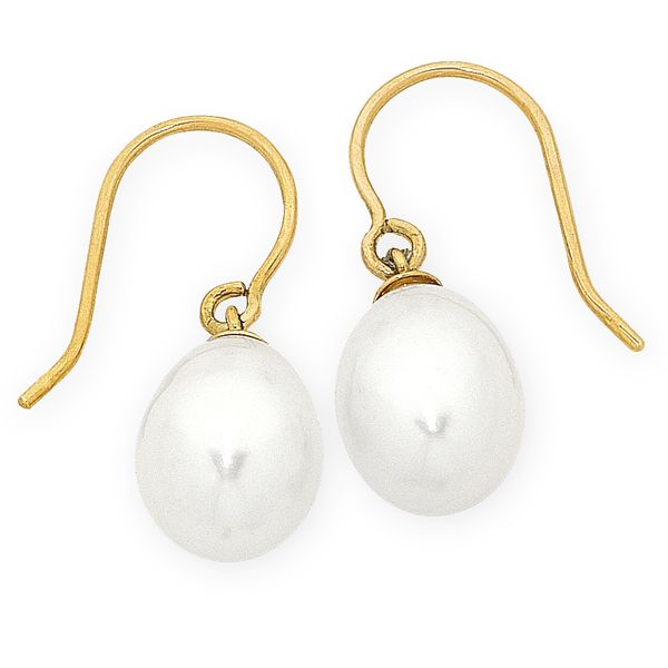 9ct Gold Freshwater Pearl Earrings M1405