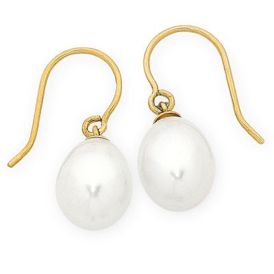 9ct Gold Freshwater Pearl Earrings M1405