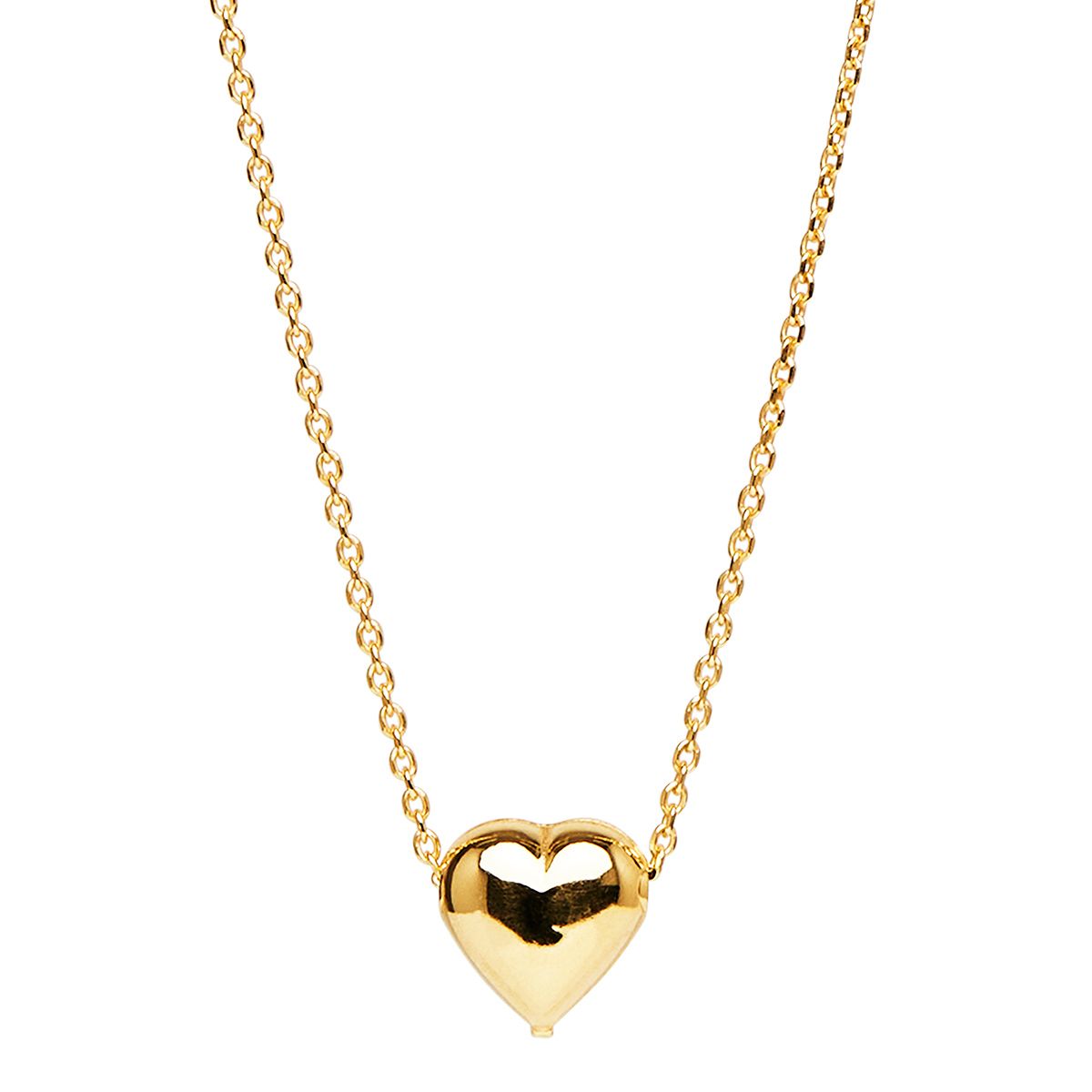 NAJO Amore Yellow Gold Charm Necklace (45cm)