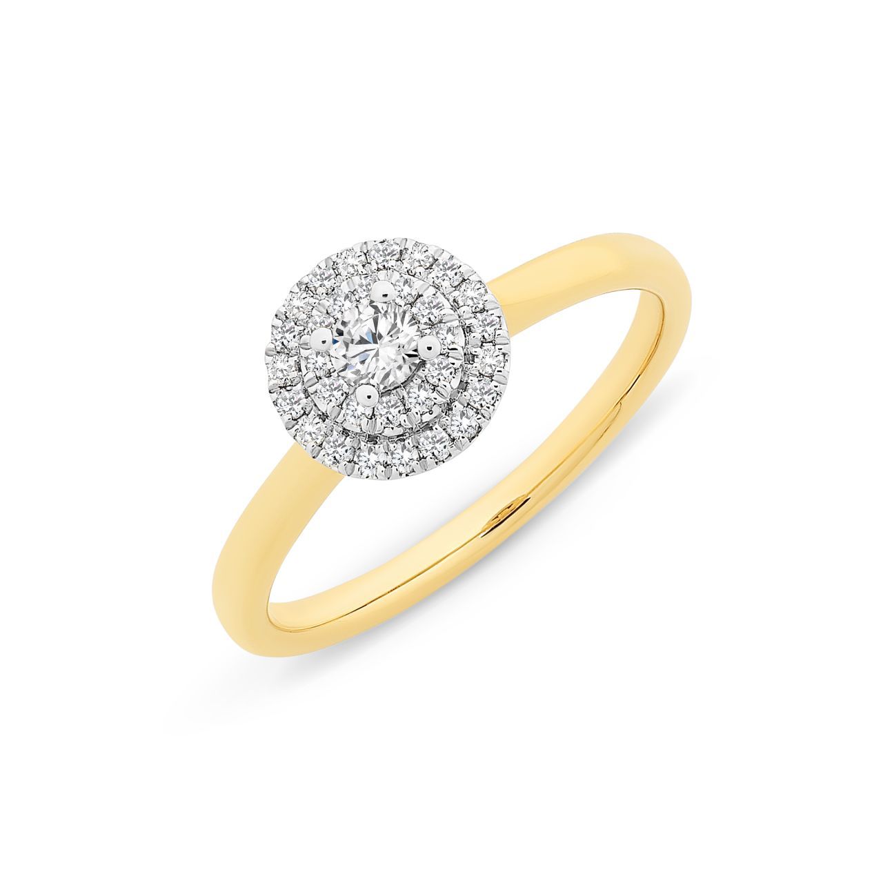 9ct Gold 0.28ct Diamond Ring M2920