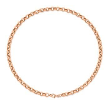 9ct Rose Gold Silver Filled Chain M2768