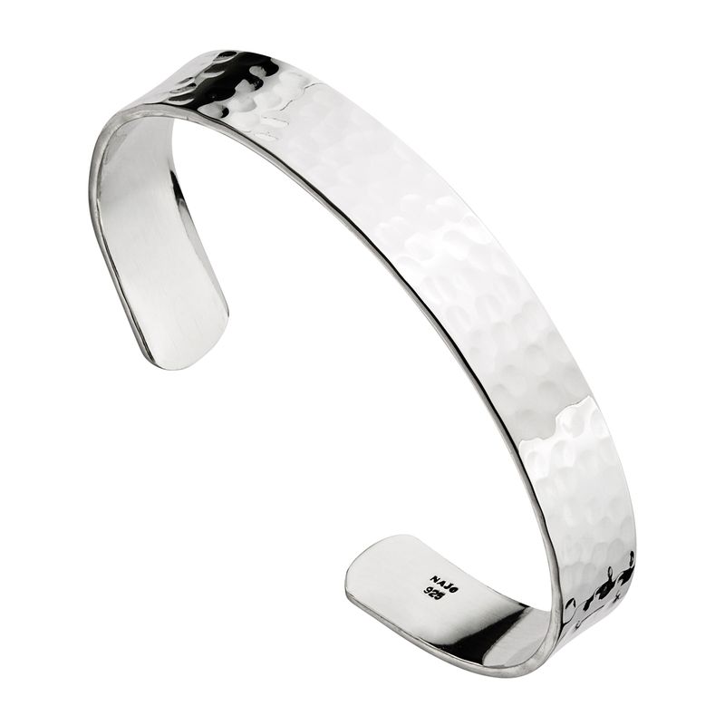 NAJO Sierra Mens Silver Cuff (65mm)