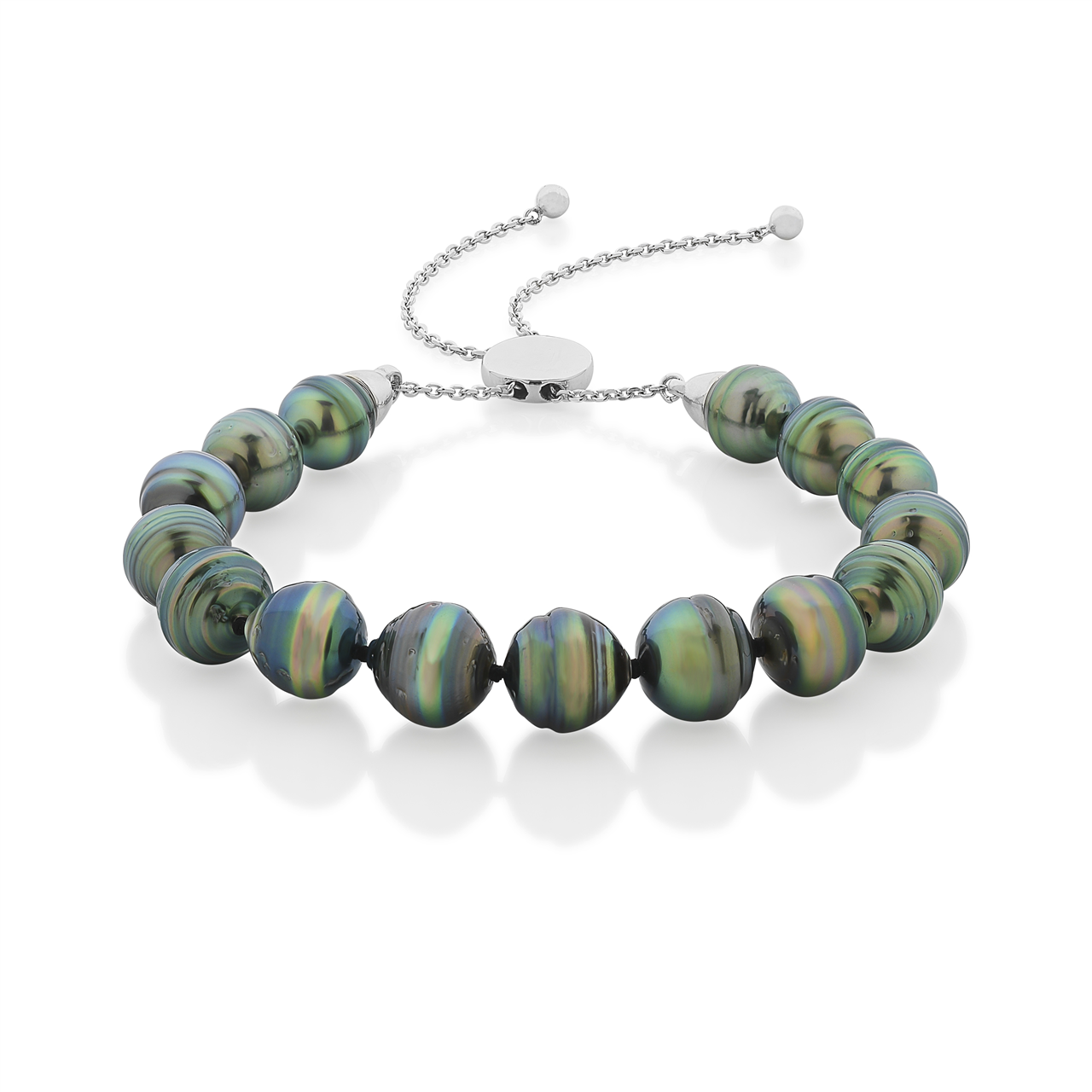 Sterling Silver Tahitian Pearl Bracelet M2992