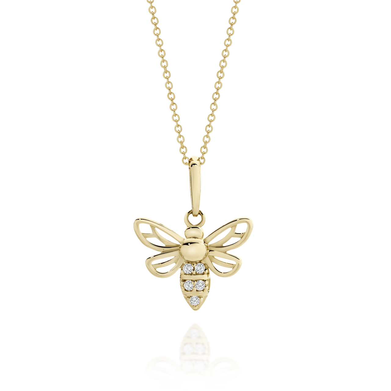 9Y CZ bee pendant AU00463
