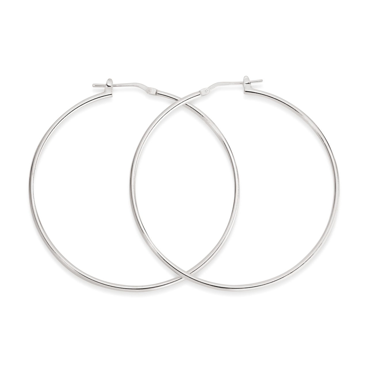 SS 50mm round tube polished hoops AG00711