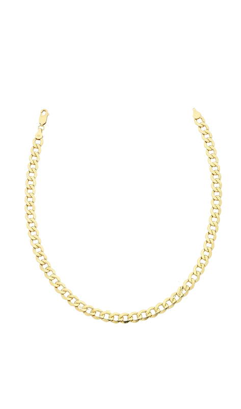 9ct Gold Silver Filled 50cm Chain M2724