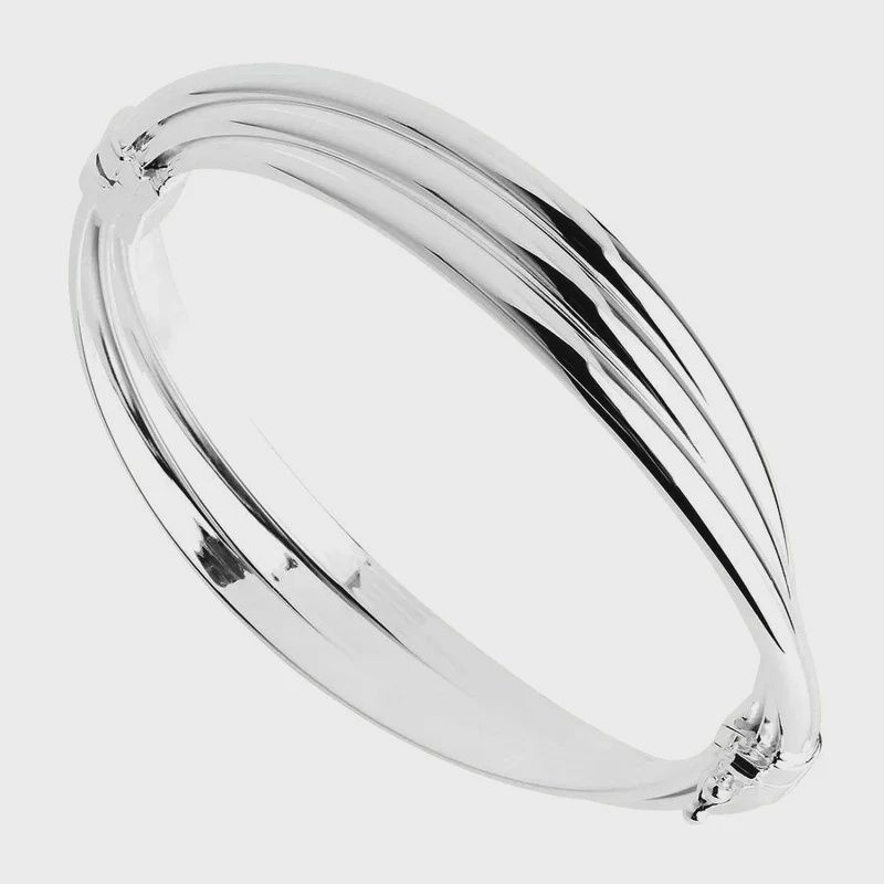 NAJO Awaken Silver Bangle (62mm) B6860-62
