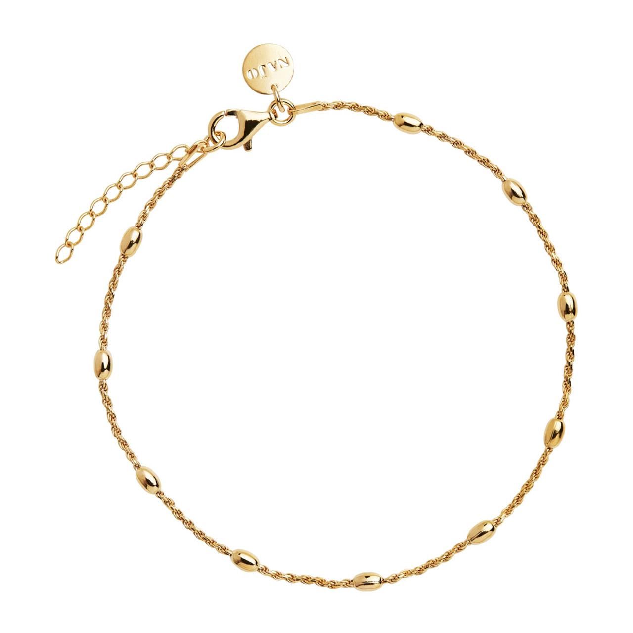 Cassiopeia Anklet - gold plate over sterling silver