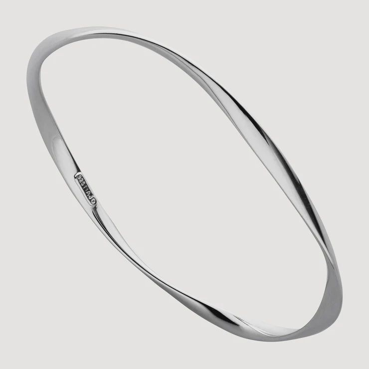 Garden of Eden Bangle Sterling Silver 65mm