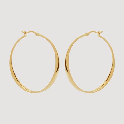 NAJO Vespa Hoop Earring - Yellow Gold Plated E6610