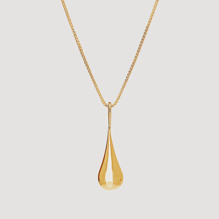 My Silent Tears Necklace - Yellow Gold Plated