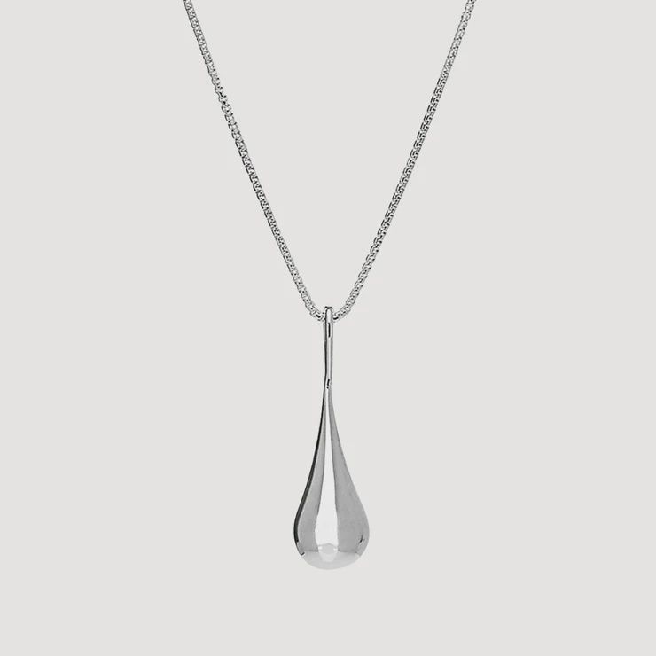 My Silent Tears Necklace - Silver