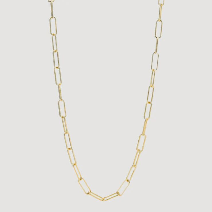 Vista Chain Necklace - Yellow Gold Plated