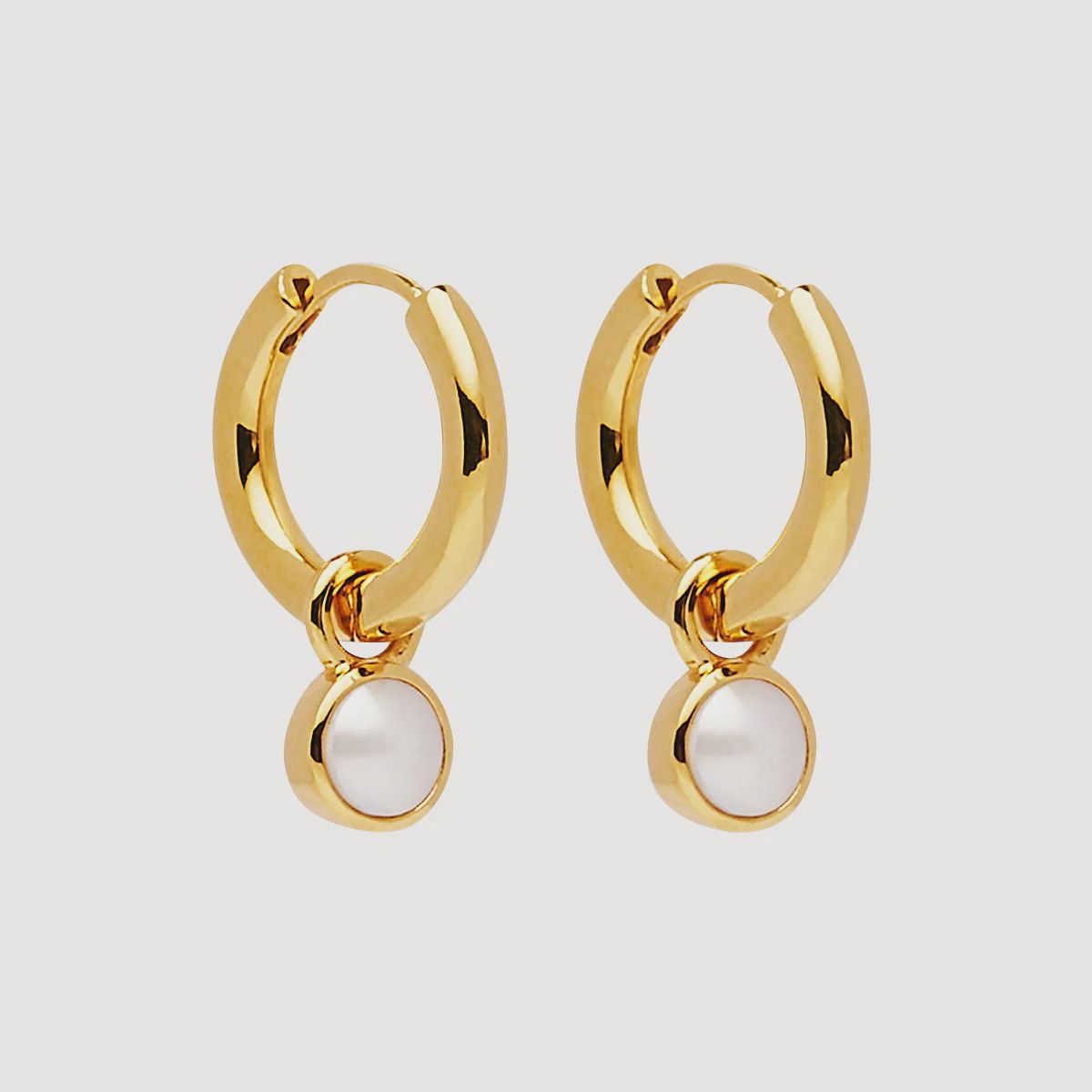 NAJO Heavenly Pearl Earring Gold Plated E6540