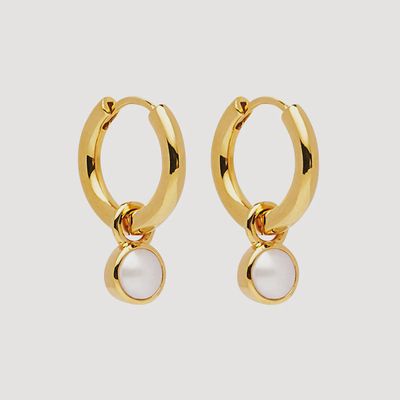 NAJO Heavenly Pearl Earring Gold Plated E6540