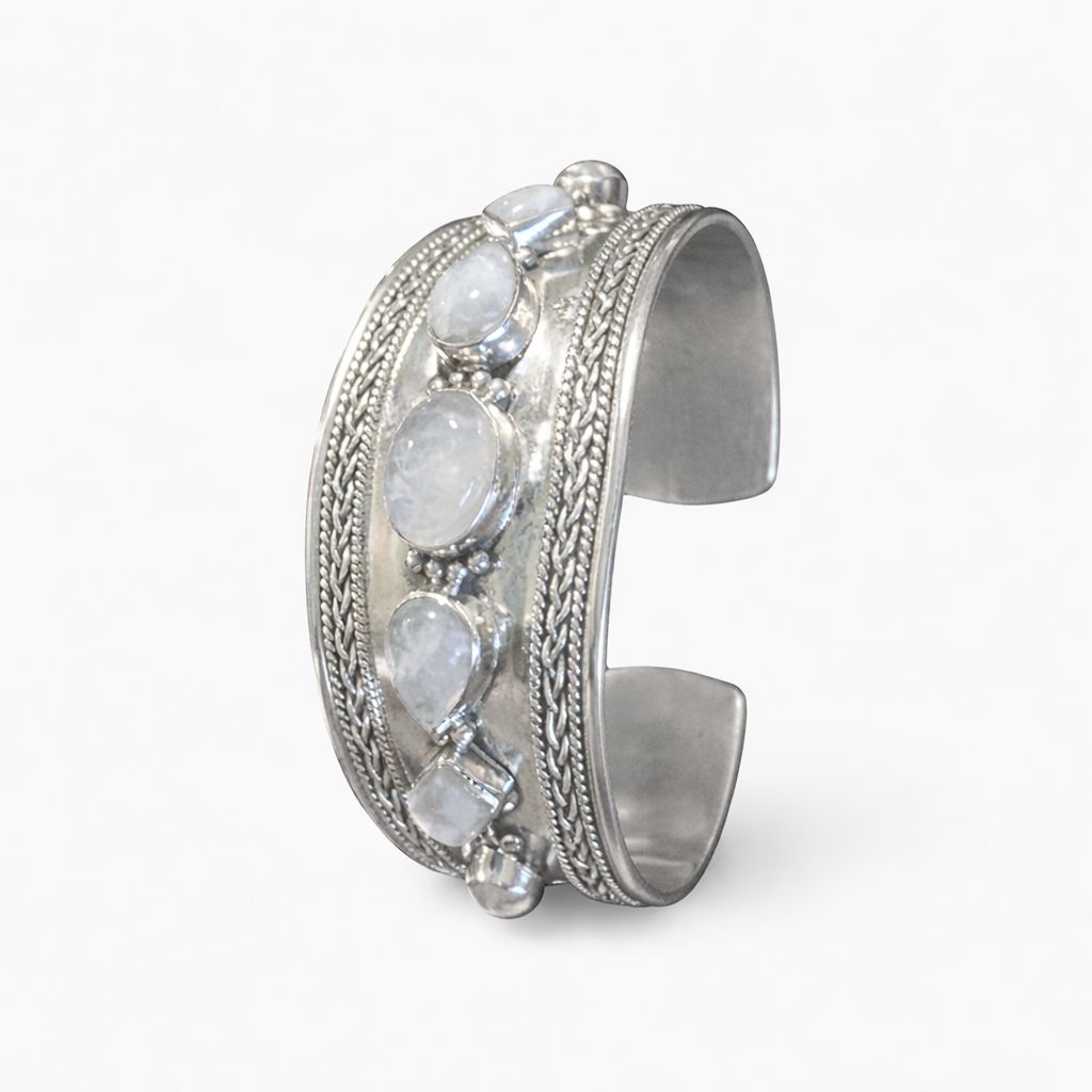 Lunara Moonstone Cuff