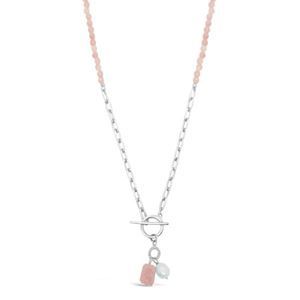 Peach Promise Necklace - Silver