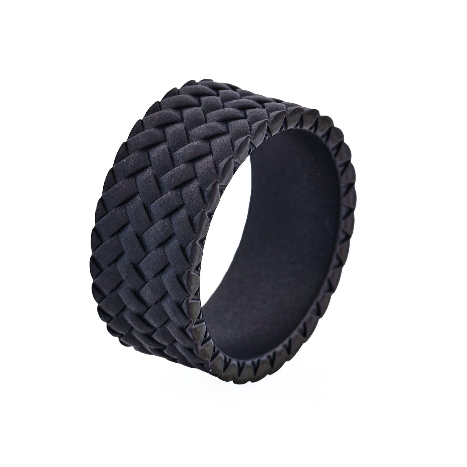680-30W IP Black Stainless Steel Tyre Pattern Ring 680-30W
