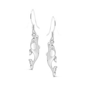 925 ss dolphin earrings 25x 9mm SE359